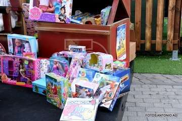 Desangelada clausura de la campaña de recogida juguetes en Telde (Foto Antonio Alí y TA)